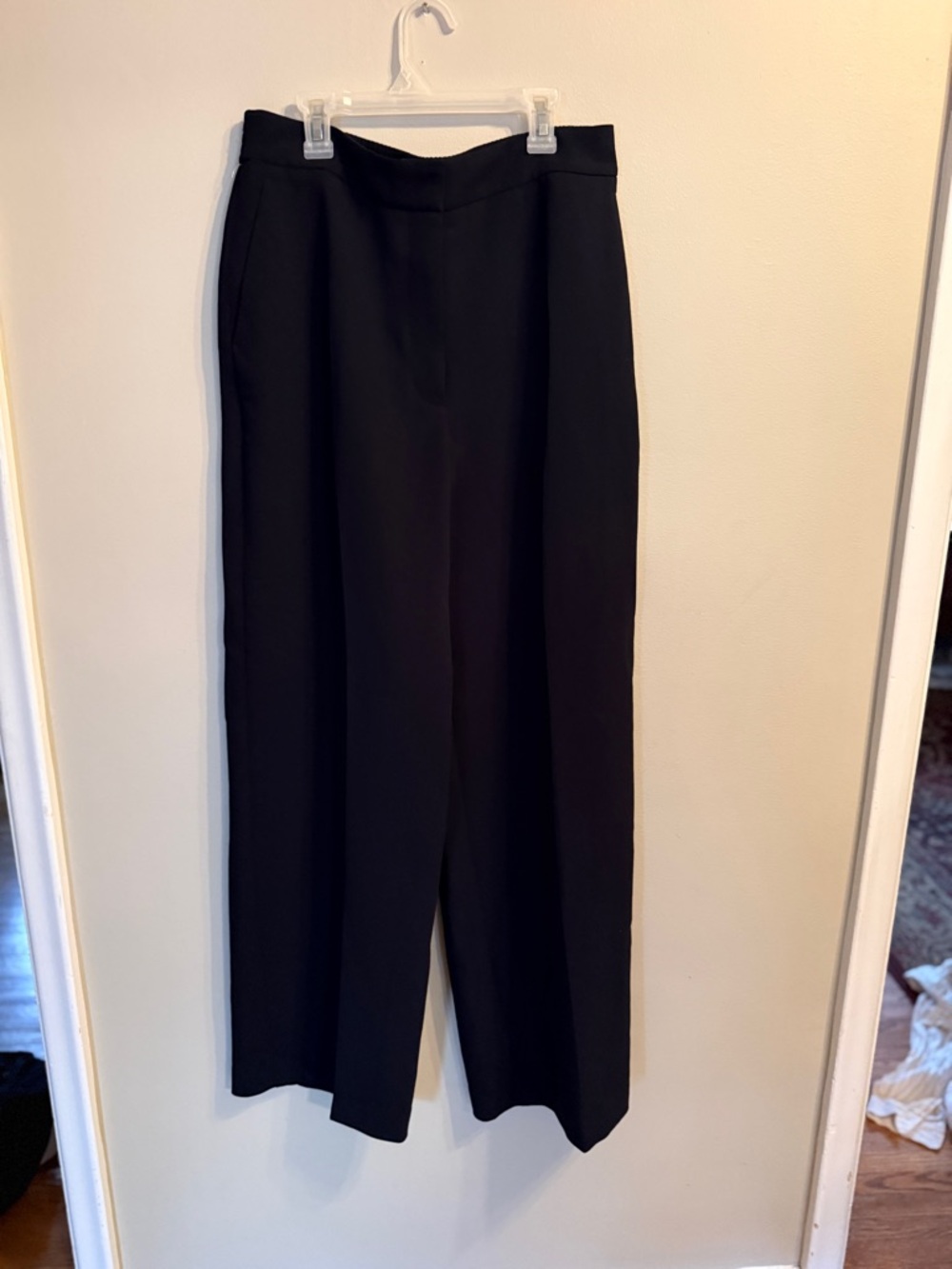 Wilfred Black Wide-Leg Dress Pants